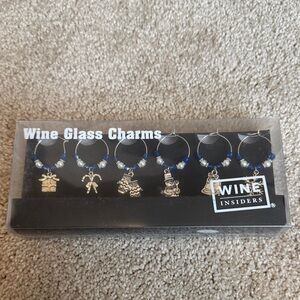 Wine Insiders fun winter holiday themed  Wine Glass Charms